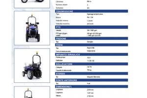 Trattore farmtrac ft20mt-at