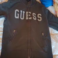 Felpa Guess uomo con zip, Tg M 