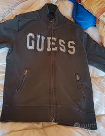 Felpa Guess uomo con zip, Tg M 