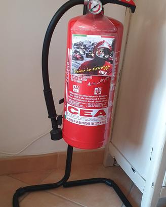 Estintore con piantana