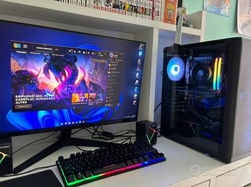 Pc Gaming + Tastiera RGB + Mouse RGB + casse audio