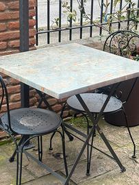 Vando tavoli e sedie da esterno