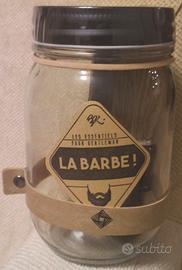 Set da barba con rasoio e pennello