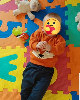 tappeto puzzle bambini media dimensione