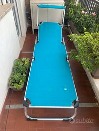 LETTINO KAMP TOTO PICCINNI in allumino pieghevole