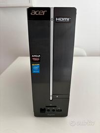 Acer Aspire XC 603 con monitor Hp 22 pollici