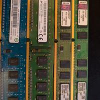 RAM DDR3 16GB (4x4GB) varie marche e frequenze