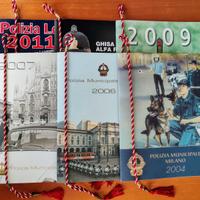 Calendari Polizia Locale Milano vari anni