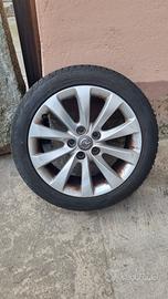 cerchi lega x opel insigna più gomme pirelli da 18