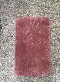 Tappetino da bagno shaggy rosa tenue – Tappeto