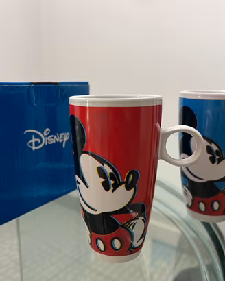 Set n. 2 tazze Mug Mickey Mouse/Topolino Disney