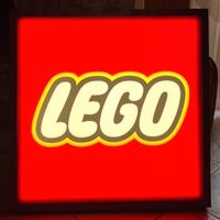 TARGA LEGO LUMINOSA 