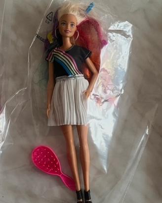 Barbie capelli arcobaleno