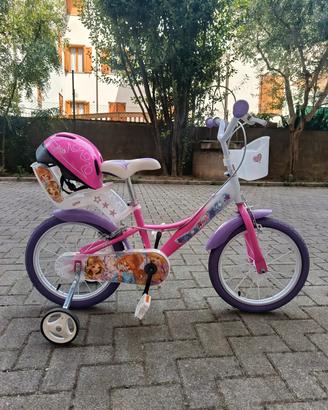 BICICLETTA WINX + CASCHETTO 