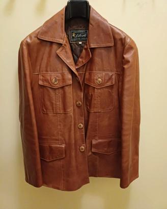 GIACCA PELLE DOPPIO PETTO UOMO TG S LIBERTI