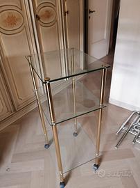 Porta Tv in cristallo 