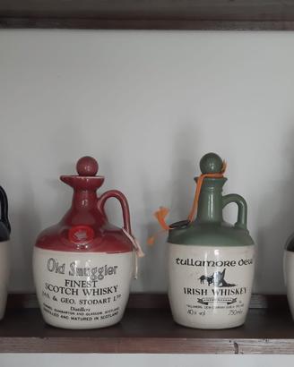 bottiglie ceramica vuote da collezione