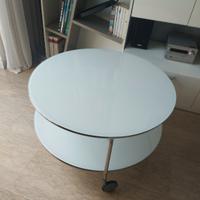 Tavolino di vetro Ikea