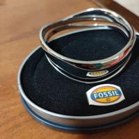 Bracciale rigido originale Fossil in acciaio inox