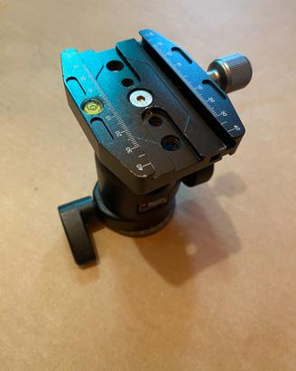 Testa Manfrotto 488RC4 con piastra Arca Swiss