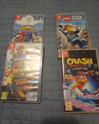 4 giochi stock Nintendo switch