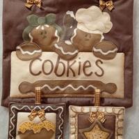 Copriforno e presine set cucina country ginger