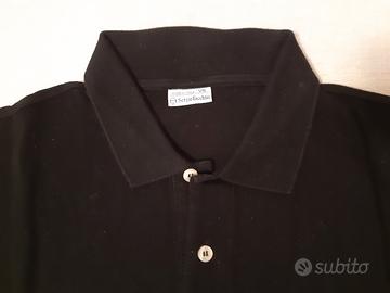 Polo Sergio Tacchini nera tg.52-54 maniche lunghe