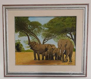 Quadro olio su tela