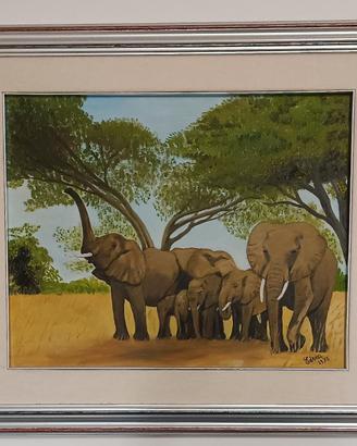 Quadro olio su tela