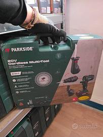 3 in 1 parkside completo Nuovo batteria e caricato