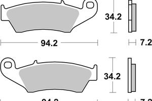 Pastiglie Freno Anteriori Brembo 07KA17SX
