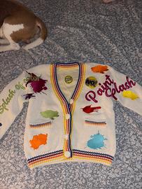 cardigan vintage NO! jeans “Paint Splash”