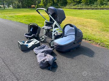 trio inglesina color jeans