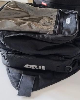 Borsa GIVI da serbatoio magnetica 3 pezzi