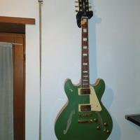 Harley Benton 35 Plus Metallic Green+custodia Tayl