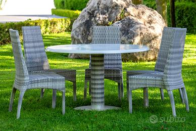 Sedie e tavoli da giardino