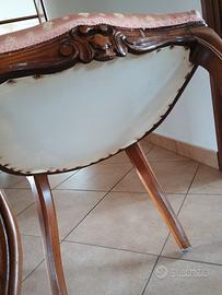 sedie riproduzione epoca  fatte a inizio 900