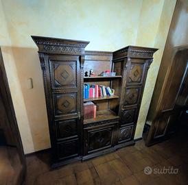 Libreria Antica/Intagliata a Mano/180cm