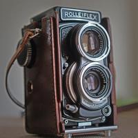 Rolleiflex 4x4 Post-War Baby Black (1963-1968)