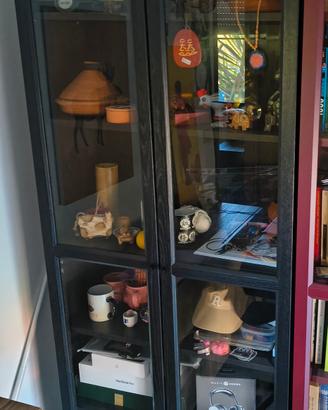 libreria ante vetro Ikea Billy