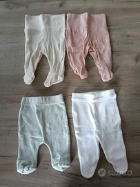 set 4 pantaloni neonato taglia 1 mese