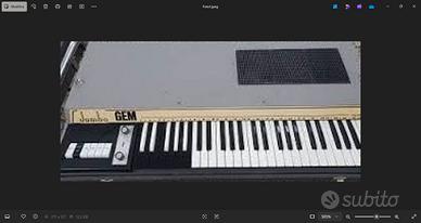 Organo vintage GEM Jumbo anni ’70–’80