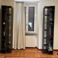 2 librerie alte moderne per soggiorno o studio