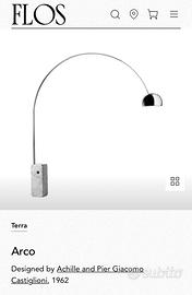 Arco flos originale-mai aperta con certificato
