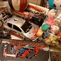 palloni macchina radiocomandata e giochi vari