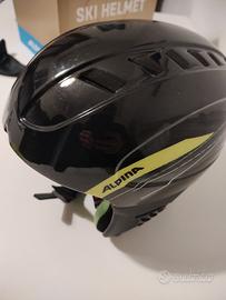casco e maschera da sci