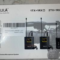 Radio microfono wireless Balila 2TX+1RX usato 1vol