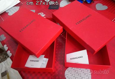 Ferragamo scatola vuota cm27x16x6h Nuova+garanzia
