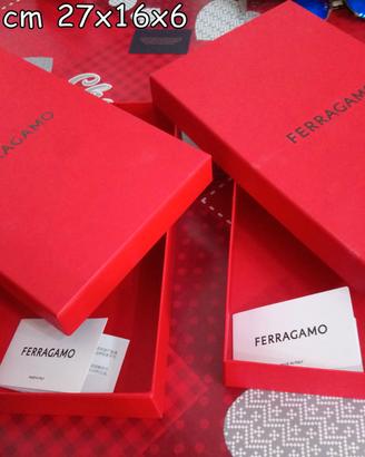 Ferragamo scatola vuota cm27x16x6h Nuova+garanzia