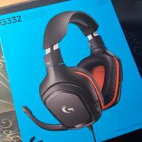 Cuffie Gaming Logitech G332 + Adattatori e Scatola